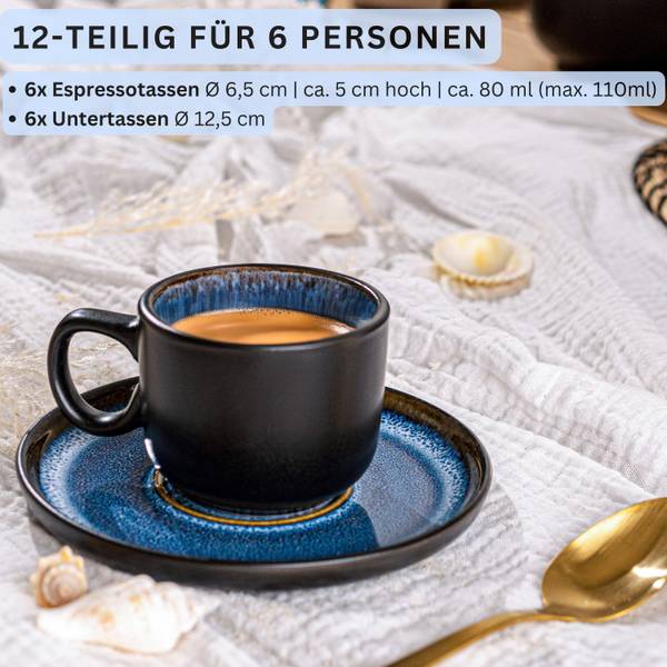 Espressotassen Set Aruba - 12 teilig kaufen