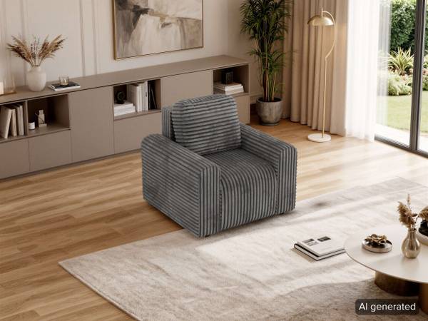 1-Sitzer Sofa NESSARO Grau