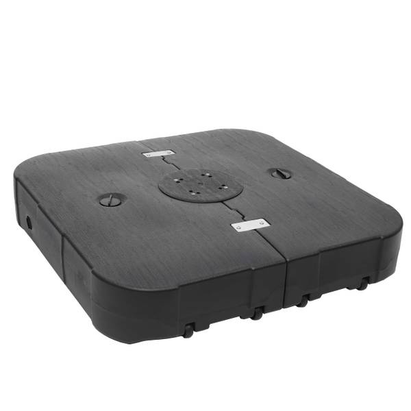 Porte-parasol XXL F54 Noir - Matière plastique - 97 x 18 x 97 cm