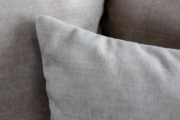 Sofa ELEGANCIA Beige - Polyester - Samt - 285 x 90 x 106 cm