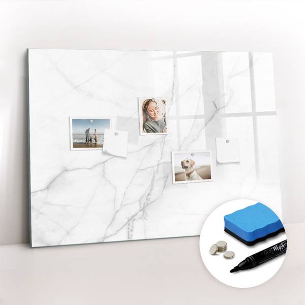 Magnettafel Calacatta 100 x 70 cm