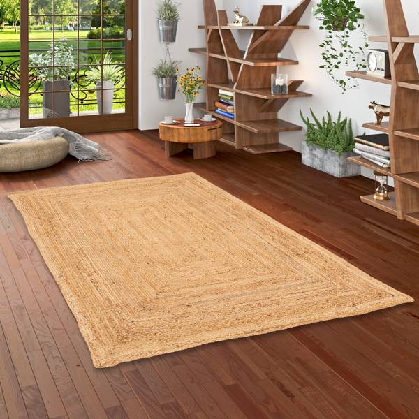 Handgefertigt Jute Teppich Nele 160 x 230 cm