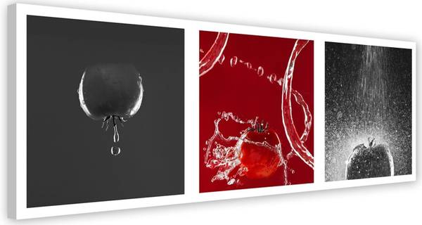 Wandbild tomatenrausch 90 x 30 cm