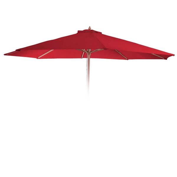 Ersatz-Bezug für Schirm Lissabon Rot - Polyester - 350 x 1 x 350 cm
