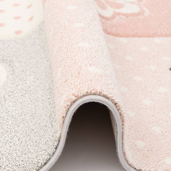 Tapis Enfants Maui Plaid Cœurs 120 x 170 cm