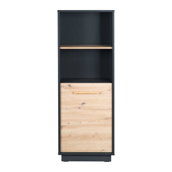 Standregal Lenn Grau - Holzwerkstoff - 55 x 150 x 40 cm