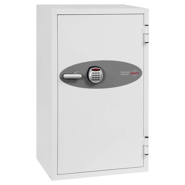 Feuerschutztresor FS0444E Weiß - Metall - 66 x 116 x 56 cm