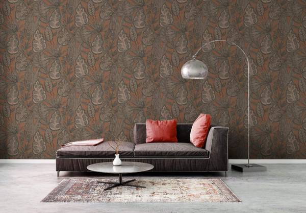Vliestapete 393462-GU Pink - Kunststoff - 53 x 1 x 1005 cm