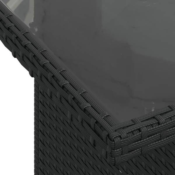 Canapés de jardin 3037466-1 (lot de 6) Noir