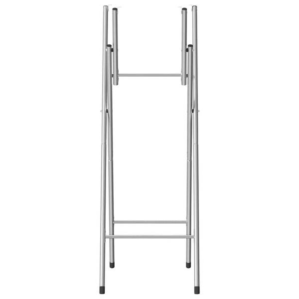 Tischbein 3002645 Silber - Stahl - 45 x 108 x 53 cm