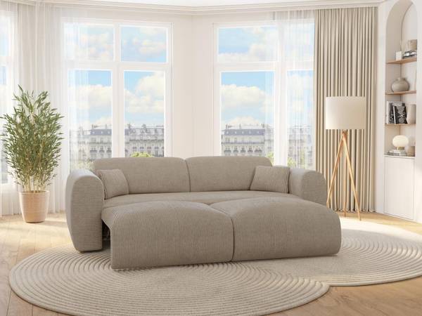 Schlafsofa POGNI Weiß