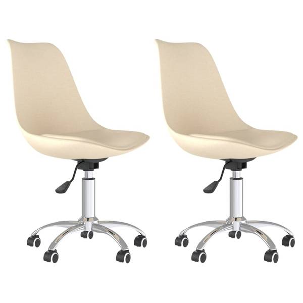 Esszimmerstühle 2er Set D9900 Weiß - Metall - 58 x 81 x 48 cm