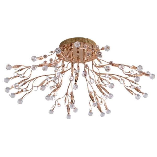 Deckenleuchte Gutenstein Gold - Metall - 78 x 29 x 29 cm