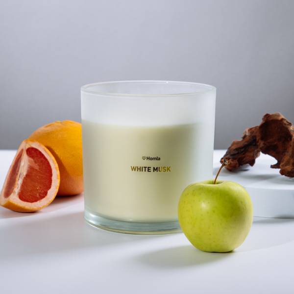 Duftkerze GLOW Weiß