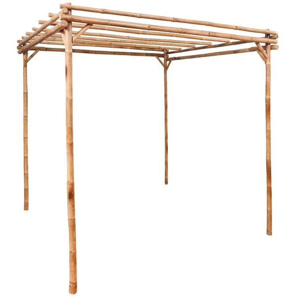Pergola 49296 bruin - bamboe - 170 x 220 x 170 cm