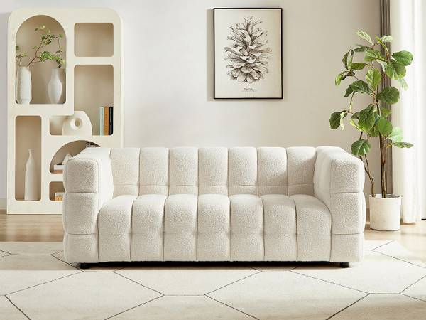 Sofa ohne Schlafmöglichkeit LERICI Weiß