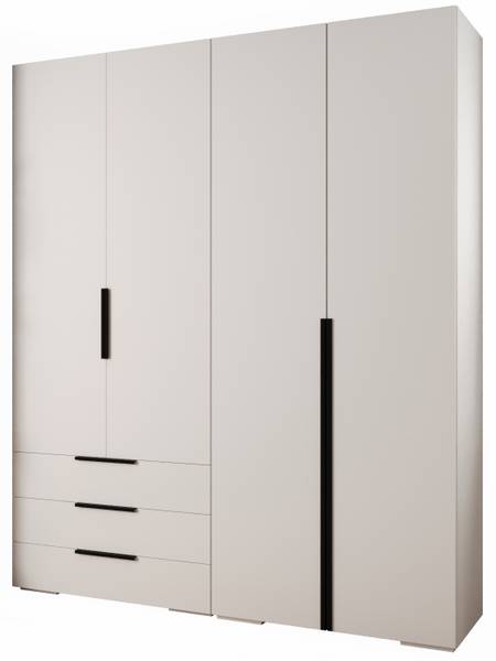 Garderobe Inova 1 Z15 Schwarz - Weiß