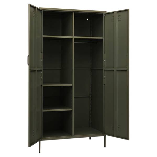 Kleiderschrank 3007017 Dunkelgrün - Grün