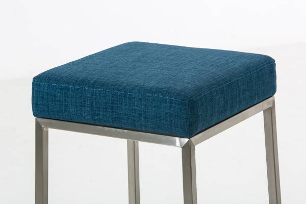 Barkruk Montreal 85 blauw - zilver