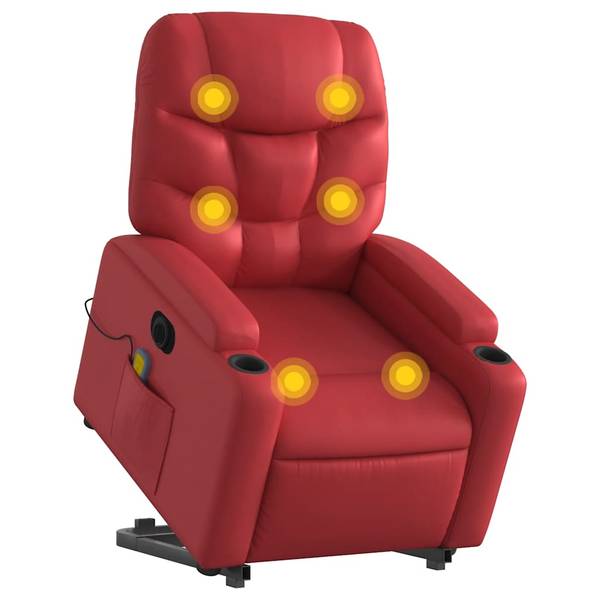 Sta-op-massagestoel 3032387-4 rood
