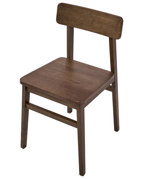 Stuhl GORRE 2-tlg Braun - Dunkelbraun
