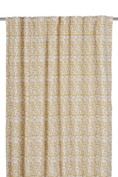 De Mina Vorhang 2er-pack Braun - Textil - 140 x 1 x 280 cm
