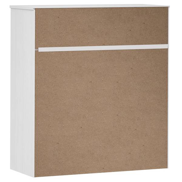 Highboard-Oberteil DE5245 Weiß - Massivholz - 90 x 100 x 35 cm