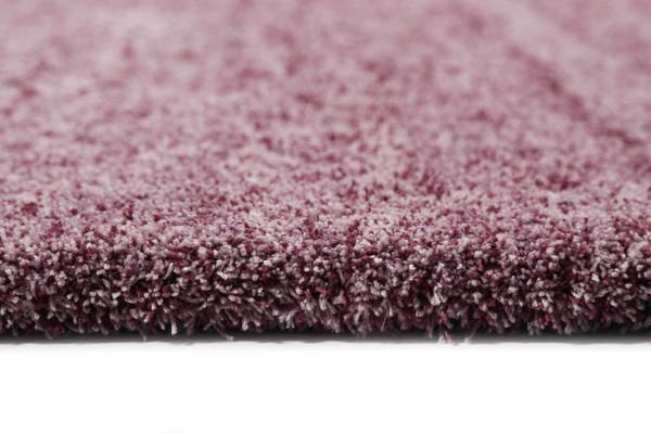 Hochflorteppich loft Violett - Polyester - 200 x 3 x 290 cm
