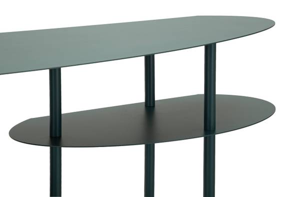 Console en métal octane cm 118X34X82 Vert - Métal - 34 x 82 x 118 cm