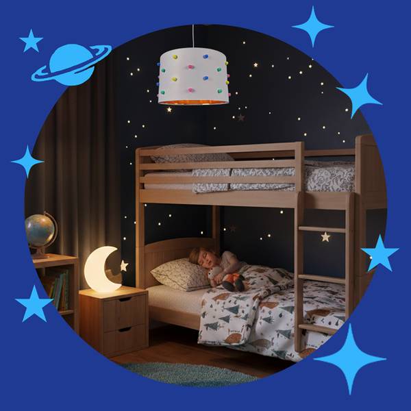 Hängelampe Kinderzimmer Bommeln Grün - Weiß - Gelb - Polyester - Eisen - 35 x 130 x 35 cm