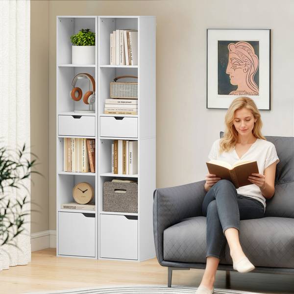 Bücherregal 836-631V90WT Weiß