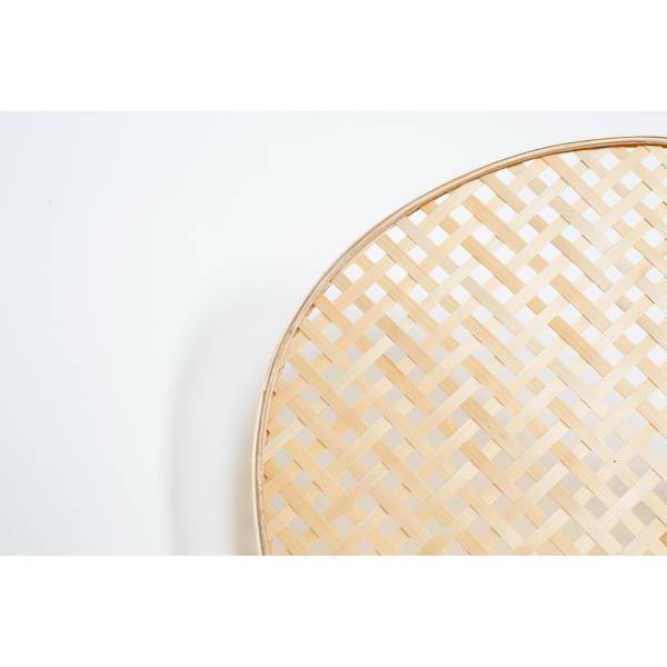 Wandlampe Kinabalu Braun - Bambus - Holzwerkstoff - 40 x 50 x 50 cm