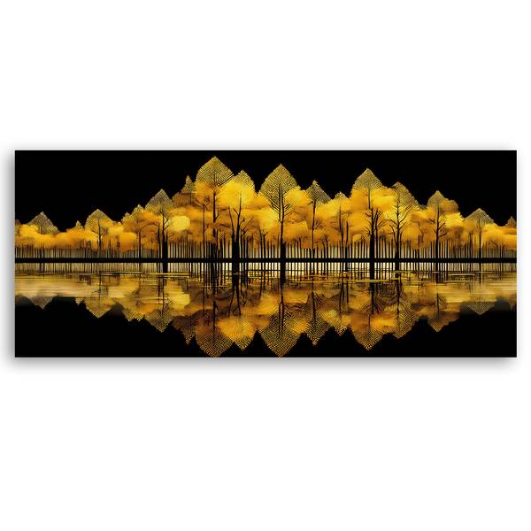 Canvas schilderij Meren 150 x 50 cm