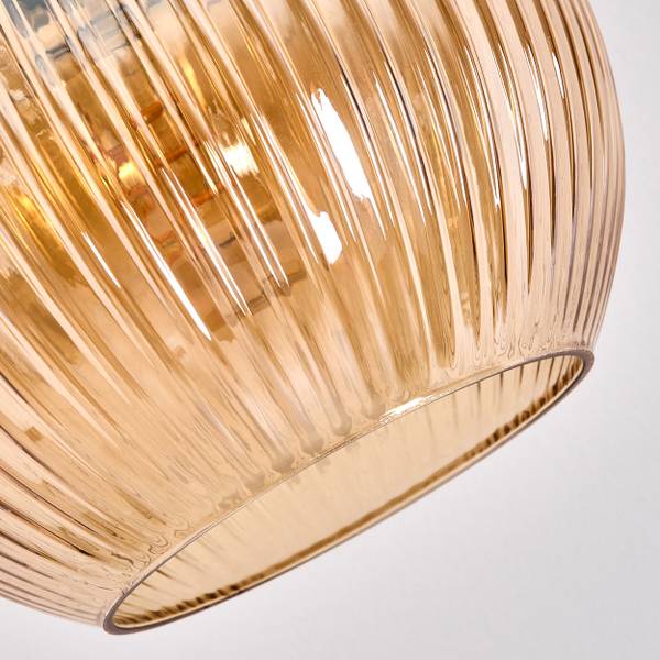 Stehlampe Cesaro Orange - Metall - 52 x 140 x 90 cm