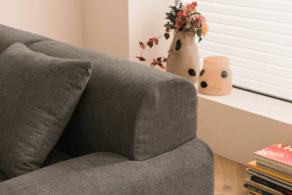 Ecksofa sofaMOUS mit Ottomane Kaffeebraun