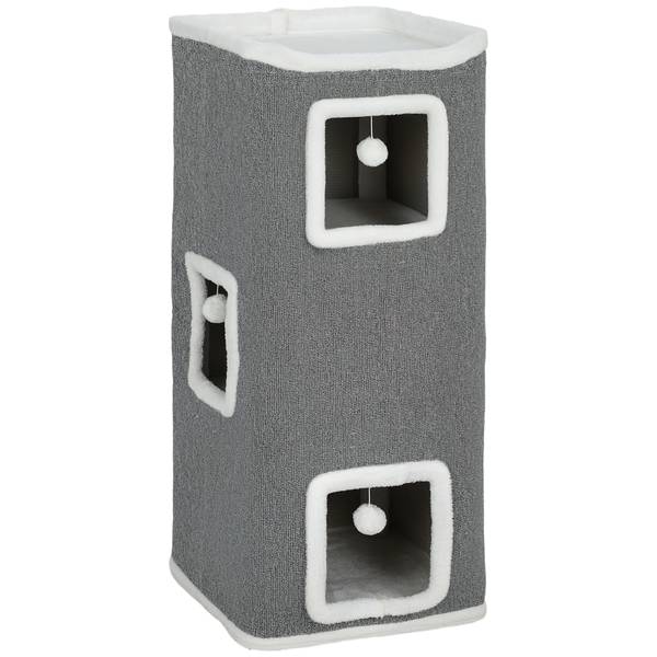 Kratztonne D30-944V01GY Grau - Holzwerkstoff - 41 x 100 x 41 cm