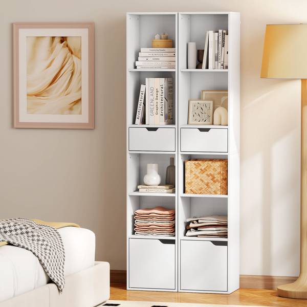 Bücherregal 836-631V90WT Weiß