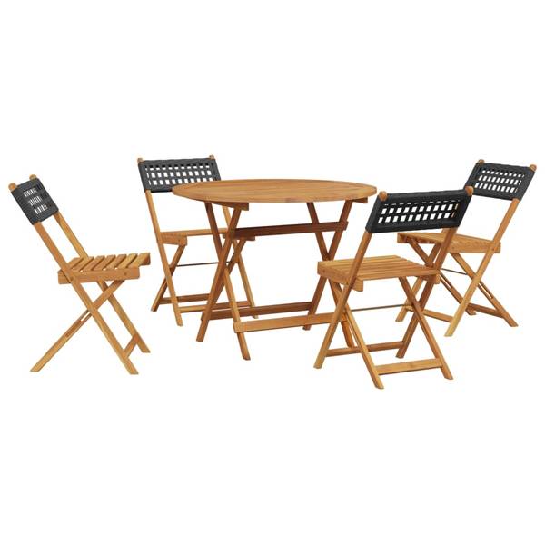 Garten-Essgruppe 3038328-3 (5-teilig) Schwarz