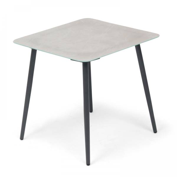 2er-set Couchtisch Costa Rica Schwarz - Stahl - 55 x 55 x 55 cm