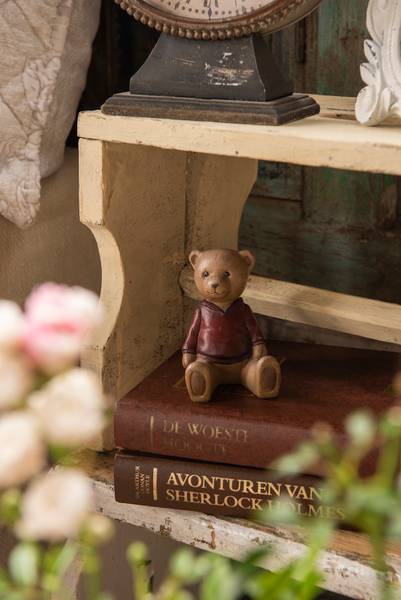 Dekorationsfigur Bär Deco&Ramon Braun - Kunststoff - 6 x 9 x 8 cm