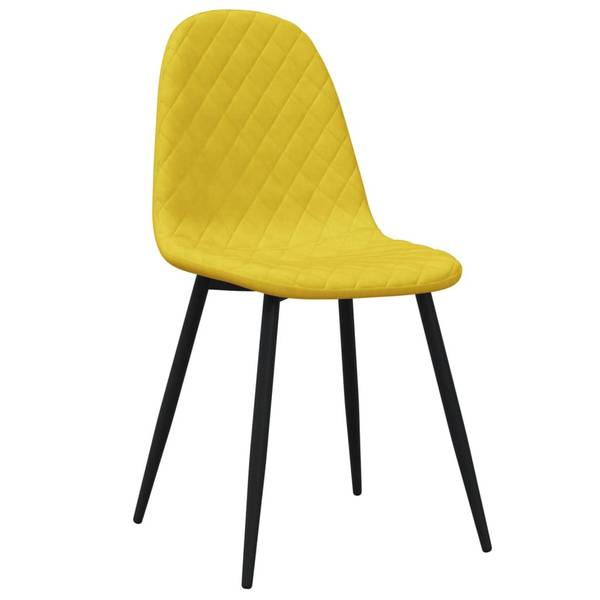 Esszimmertuhl 3011164-2 4er Set Gelb - Polyester - 45 x 83 x 53 cm