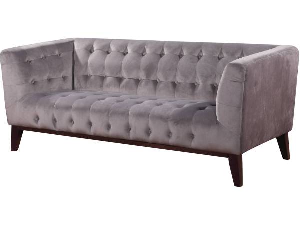 Einzelsofa vanessa Grau - Textil - 82 x 76 x 189 cm