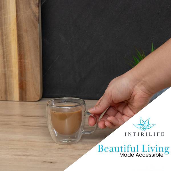 Kaffee Glas Theresa (2er Set) Glas - 10 x 10 x 20 cm