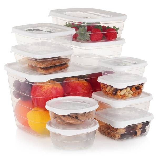 Frischhaltedosen 11er Set Kunststoff - 14 x 7 x 20 cm