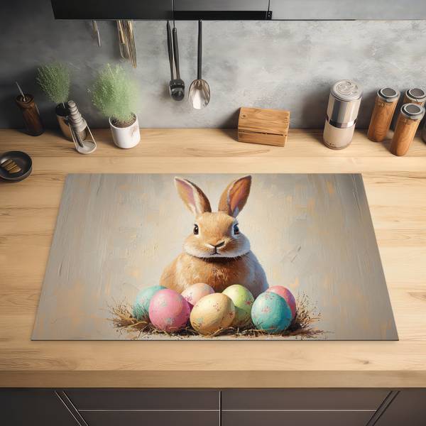 HERDABDECKPLATTE Hase 82 x 53 cm