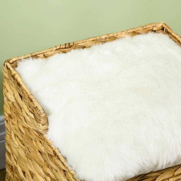 Katzenhöhle CP63 Braun - Rattan - 42 x 42 x 38 cm