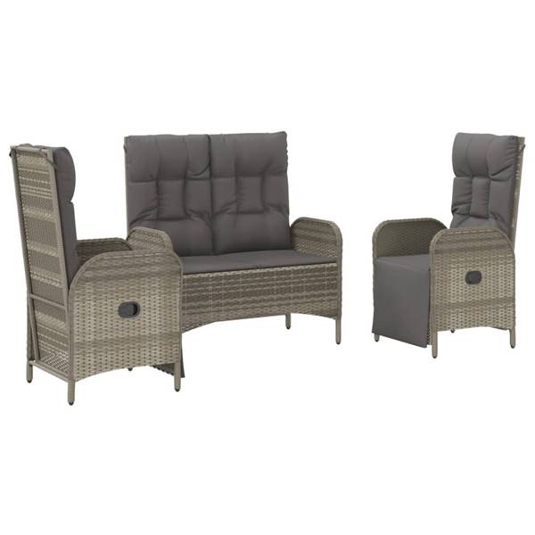 Garten Essgruppe 3029230-6 (3-teilig) Grau