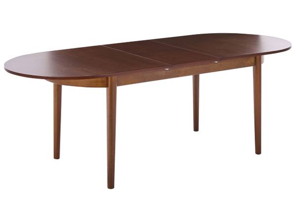 Ausziehbarer Tisch LARTO Braun - Holzwerkstoff - 90 x 76 x 180 cm