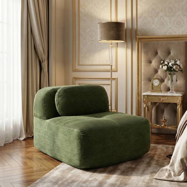 1-Sitzer-Sofa Shalefault Grün