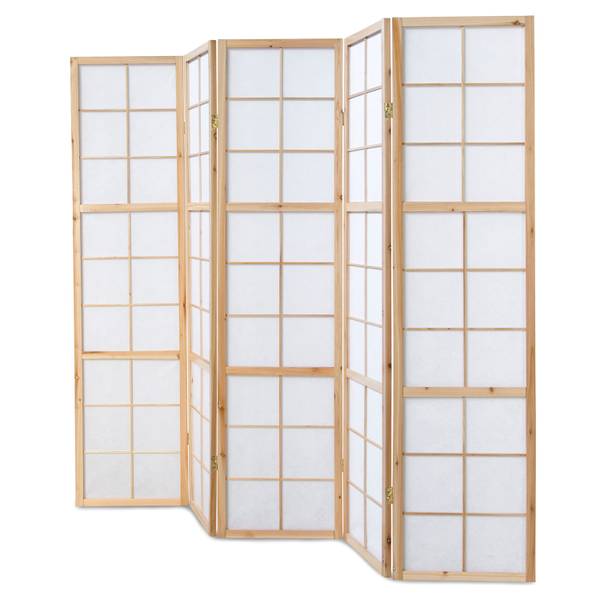 Paravent 5-teilig 169 Breite: 220 cm